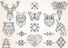 Download Coolgeometrictattos Geometric Animal Tattoo Geometric Animals Geometric Tattoo Design