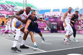 The game of 3x3 is played on a half court with one basket. M3fm Ecga2rqxm