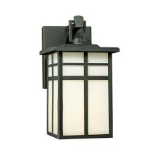 Get free shipping on qualified mission outdoor wall lighting or buy online pick up in store today enjoy 10% off. Thomas Lighting Mission 1 Light Black Outdoor Wall Mount Lantern Sconce Sl91047 The Home Depot Outdoor Wall Lighting Outdoor Sconces Porch Lighting