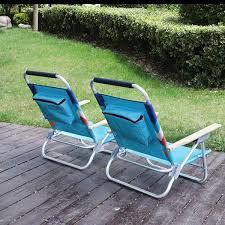 What are the shipping options for beach chairs? Alpha Camp 2 Piece Low Folding Adjustable Beach Chairs With Cooler Bag Overstock 33899586