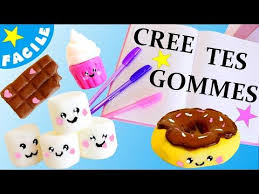 Atelier Creatif Creez Vos Propres Gommes Trop Mignonnes Page 2 Sur 2 Gommes Tuto Kawaii Bricolage