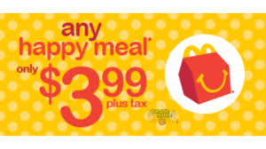 We did not find results for: Mcdonalds Canada Happy Meals Now Only 3 99
