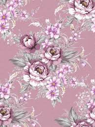 Purple Floral Print Vintage Wallpaper Vintage Floral Wallpapers Purple Roses Wallpaper Floral Wallpaper