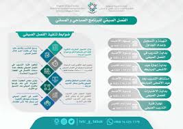 اما التسجيل في الجامعات الخاصة فهو متاح غالبا في معظم العام الدراسي. Ø¹Ø§Ù… Ø§Ù„ÙƒÙ„ÙŠØ© Ø§Ù„ØªÙ‚Ù†ÙŠØ© Ø¨ØªØ¨ÙˆÙƒ ØªØ¹Ù„Ù† Ù…ÙˆØ§Ø¹ÙŠØ¯ ÙˆØ¢Ù„ÙŠØ§Øª Ø§Ù„ØªØ¯Ø±ÙŠØ¨ Ø§Ù„ØµÙŠÙÙŠ ÙˆÙƒØ§Ù„Ø© Ø§Ù„Ø£Ù†Ø¨Ø§Ø¡ Ø§Ù„Ø³Ø¹ÙˆØ¯ÙŠØ©