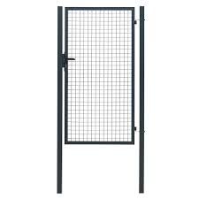 Le portillon de jardin vert, avec fermeture poignet et serrure.tr�s facile � poser et � installer, fixation des 2 poteaux fortement conseill� avec du b�ton, ensuite il suffit de mettre la porte et de monter la serrure.plusieurs formats disponibles pour adapter � votre cl�ture de jardin actuelle. Portillon Garden Gris 1m75 50 50 Leroy Merlin