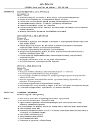 Job descriptions & responsibility samples inc.+ pdf samples. Principal Civil Engineer Resume Samples Velvet Jobs