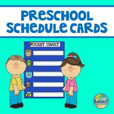 Visual Schedule Cards For Preschool