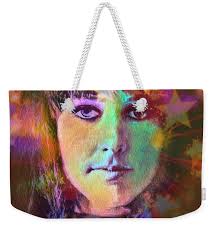 Grace Slick Singer Icon Legend Art Print by Mal Bray