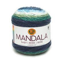 Lion Brand Mandala Baby Echo Caves Self Striping Light Acrylic Multi Color Yarn Walmart Com