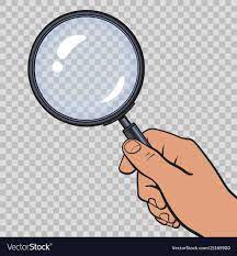 Hand Holding Magnifying Glass Search And Analysis Concept Hand Drawn Sketch Vector Illust Magnifying Glass Drawing Glass Drawing Business Vector Illustration