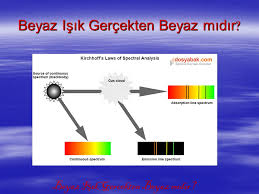 Sorum şu göz için hangisi daha iyidir sarı ışık mı beyaz mı ? Beyaz Isik Gercekten Beyaz Midir Ppt Indir