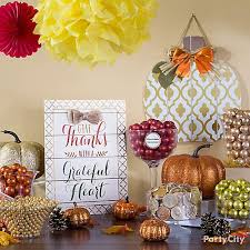 Maybe you would like to learn more about one of these? Thanksgiving Shimmer Tablescape Ideas Party City