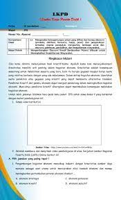 Lembar kerja peserta didik (lkpd) daring kelas 7 semester genap tahun 2020; Lkpd Ips 9 Semester 2 Worksheet