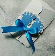 10 Baby Shower Invitations Cards Personalized Blue Feet Design For Boy Invitaciones Para Fiesta Shower Tarjetas De Baby Shower Decoraciones De Fiestas Para Bebes