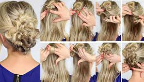 Next, grab the base of the ponytail, below the elastic closest to your hand, with your left hand. 30 Easy And Beautiful Updo Hairstyles For All Hair Types