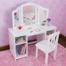 Kidkraft Deluxe Vanity Table With Chair White Girls Vanity Table Little Girl Vanity Toddler Vanity