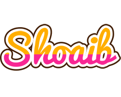 shoaib logo name logo generator smoothie summer birthday kiddo colors style shoaib logo name logo generator