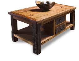 Reclaimed Wood Lodge Cabin Rustic Coffee Table Rustic End Tables Rustic Coffee Tables Coffee Table Wood