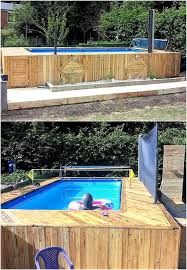 45 How To Build Deck With Pallet Project Ideas 45 Build Deck How Ideas Pallet Project To With Pallet Pool Building A Deck Diy Pool