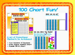 100 Chart Fun Flipcharts For Promethean Activboard