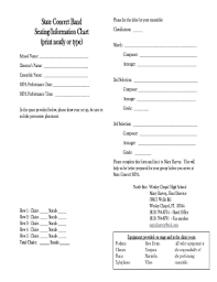 Fillable Online Seating Chart Mpa Doc Fax Email Print