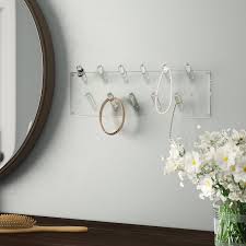 Project Tidy Porte Bijoux A Fixation Murale En Acrylique Multiusage Et Commentaires Wayfair C In 2020 Jewelry Wall Jewelry Organizer Wall Wall Mounted Jewelry Holder