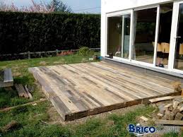 Ma Terrasse En Palettes Terrasse Paves Bois Terrasse Palette Terrasse Pave Idees Pergola