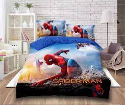 Optimize more natural light inside the room by a shared bedroom for 2 boys can be applied by using two single bed or a bunk bed. Disney Spider Man Duvet Cover Set Twin Size Bedding For Boys Bedroom Decor Single Bedclothes Coverlet Children Kids Bed Sheets Bedding Sets Aliexpress
