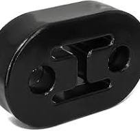 4 Stück Auspuffgummi, Auto Auspuff Aufhänger, Auspuffhalterung  Auspuffrohrhalter Gummi, Auspuffhalter Gummi, 2 Löcher 12 mm Universal Auto  Gummi ...