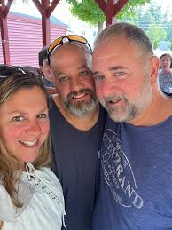Last night we celebrated Chief Midgley's retirement from the Pelham Fire  Department after 23 years of service. Pictured above is Police Chief Anne  Perriello, Retired Fire Department Lieutenant Greg Atwood and Chief