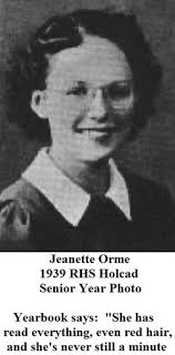 Jeanette Mae Orme Imel (1921-2007)
