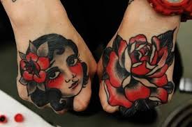 Sailor Jerry B Epicness Hand Tattoos Traditional Tattoo Girly Hand Tattoos