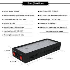 15.7 x 6.7 x 2.3. Phlizon Newest Winter 600w Led Grow Light Kit China Manufacturer
