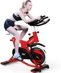 Pooboo Indoor Cycling Bike Trainer Professional Exercise Bike Stationary Bike C580 Biking Workout Best Exercise Bike Spin Bike Workouts