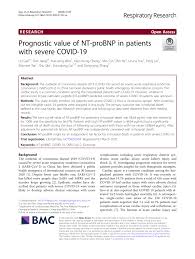 It was first identified in december 2019 in wuhan,. Pdf Prognostic Value Of Nt Probnp In Patients With Severe Covid 19