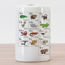 The wrong name can send the wrong message about you, while the right name can give your business exactly the boost it needs. Abc Ceramic Toothbrush Holder Alphabet Learning Chart Cartoon Animals Names Letters Upper And Lowercase Print Decorative Versatile Countertop For Bathroom 4 5 X 2 7 Multicolor Walmart Com