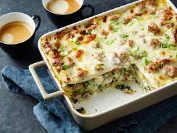 Sausage Gravy Breakfast Lasagna Recipe Food Network Recipes Breakfast Lasagna Recipe Breakfast Lasagna