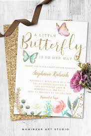 All > for baby > 50 baby shower invitation wording ideas. A Little Butterfly Is On Her Way Gold Baby Shower Invitation Zazzle Com Butterfly Baby Shower Invitations Gold Baby Shower Invitations Butterfly Baby Shower