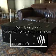 The collection would hardly be complete without an apothecary table. Pottery Barn Apothecary Coffee Table Coffee Table Apothecary Friends Episode
