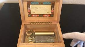 Reuge grand cartel music box playing nutcracker suite. Reuge 3 Song 50 Note Music Box Tchaikovsky S Nutcracker Christmas Songs Youtube