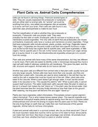 Follow the format found in background reading procedure. Plant Vs Animal Cell Reading