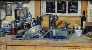 the kitchen sink painting by thor wickstrom