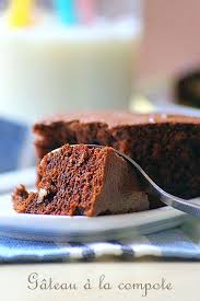 Gateau Au Chocolat A La Compote Sans Beurre Gateau Chocolat Gateau Recette Gateau Chocolat