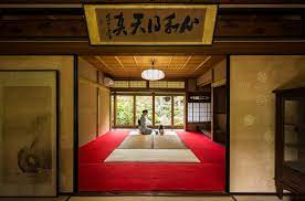 Tea Ceremony Camellia Garden Inside Kyoto