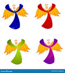 Variety of Christmas Angels Clip Art Stock Illustration - Illustration of  gowns, graphics: 3697018