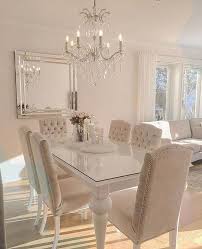 Silver And Cream Colored Dining Room Luxury Dining Room Beautiful Dining Rooms Dining Room Table Decor