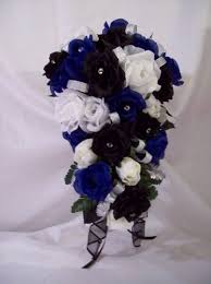 Black White And Royal Blue Wedding Theme Daily Limit Exceeded Black Bouquet Royal Blue Wedding Starry Night Wedding