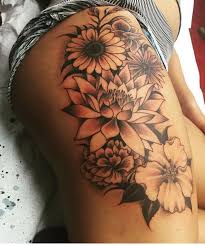 Family Birth Month Flowers All Together Cool Idea Tattoos Birth Flower Tattoos Feather Tattoos