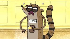Regular Show - Rigby's Body Starts To Change Into A House - YouTube