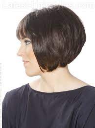 Short Layered Bob Hairstyles 2012 For Round Face Back Pics Short Bob Hairstyle With Stacked Layers Side View Hair Pinterest Short Bobs Bob Hairstyle A